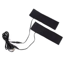 1 шт. 6 см x 20 см грелки из углеродного волокна с подогревом USB куртка пальто аксессуары для жилетов теплая задняя Шея быстрый нагрев