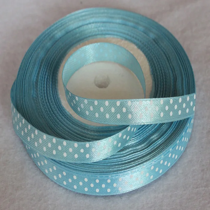 Атласная лента в горошек 100 ярдов 3/8 дюйма 10 мм|ribbon satin|polka dot ribbondot ribbon |