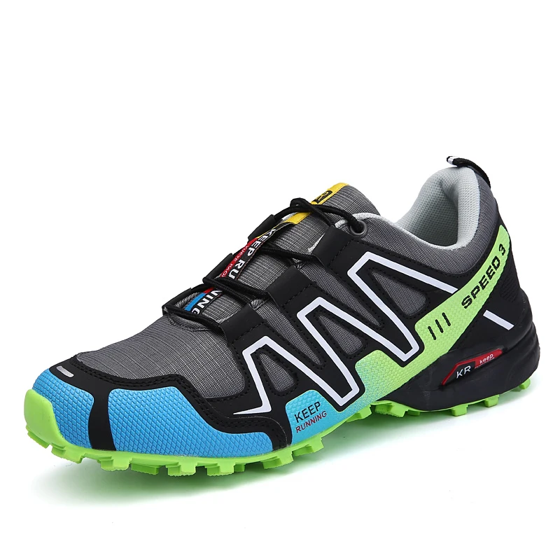 Спортивная обувь для мужчин, спортивная обувь, мужские кроссовки, беговые кроссовки, спортивная обувь для тенниса 3, спортивная обувь, размеры 39-48 - Цвет: Green 3
