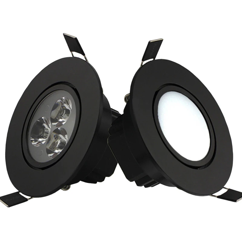 HKOSM, черные высокомощные cob светодиодные потолочные светильники, 9 Вт, 110 В, 220 В, 230 В, 240 в, AC IC, светодиодные лампы, светодиодный светильник