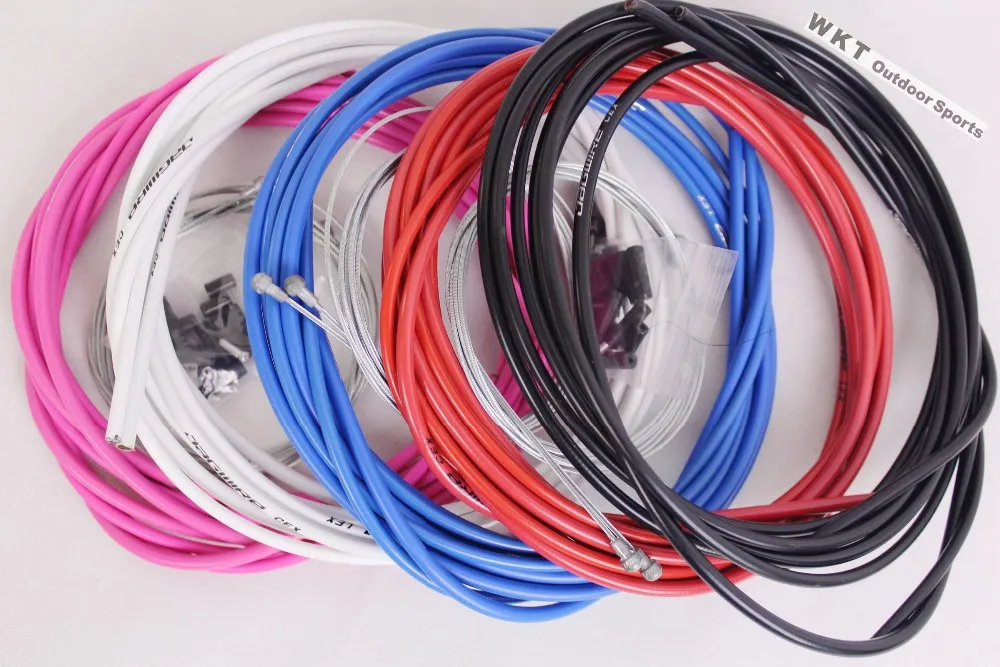 JAGWIRE Корпус шланговый кабель комплект тормоза переключения для Sram велосипед Derailluer тормозной кабель и рычаг переключения провода линия-красный