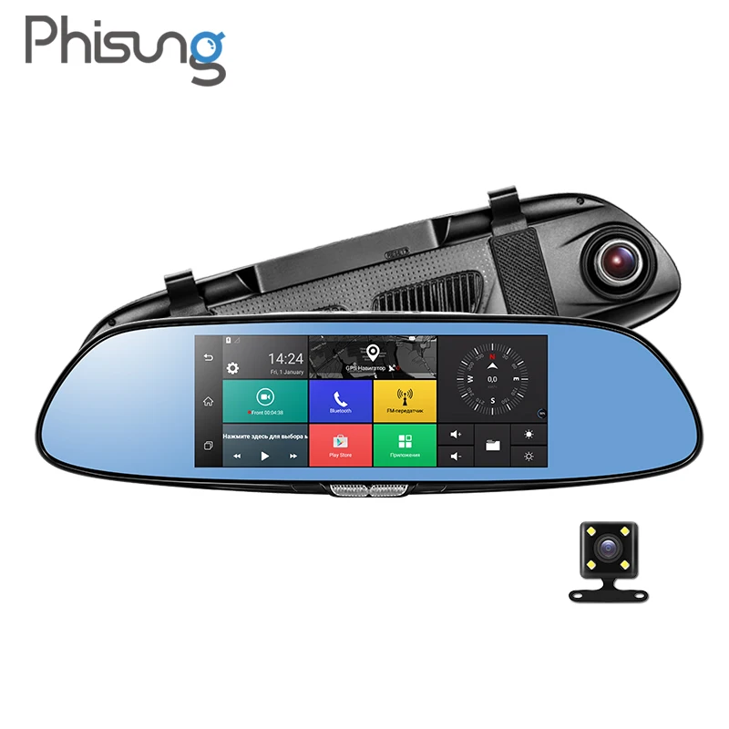 Phisung C08 3G Car font b Camera b font 7 Android 5 0 GPS dvr car