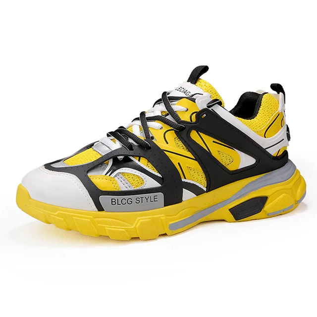 US $31.74 New Unisex Retro High Top Chunky Sneakers Men Mixed Colors Designer Shoes Men'S Casual Shoes Fashio