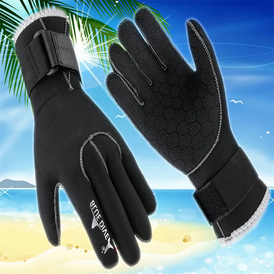 2019 перчатки для дайвинга Нескользящие износостойкие ударопрочные перчатки для подводного плавания для взрослых 3 мм Неопреновые
