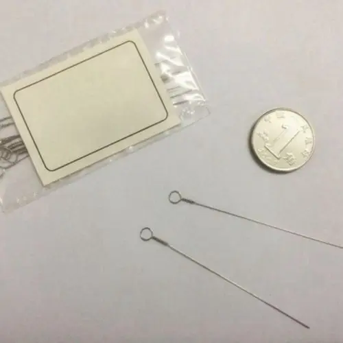 10 шт 1-6 мм петля для прививки нихромовой проволоки лабораторная культура бактерий микробиологии