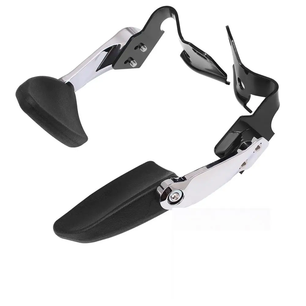

Motorcycle Adjustable Stealth Passenger Armrests Cafe Racer Handlebar Fit For Harley Touring Electra Glides Road King FLHR 14-19