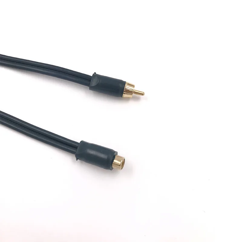 Чистый медный RCA Phono Y сплиттер свинцовый Кабель адаптер 1 Папа 2 мама разъем