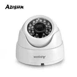 AZISHN 2,8 мм купол объектива IP Камера 1080 P 960 P 720 P безопасности Крытый ipcam onvif день/ночь вид домашней CCTV ONVIF наблюдения Камера s