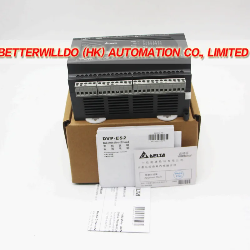 DVP32ES200R Original Brand New Delta ES2 Series Standard PLC DI 16 DO ...