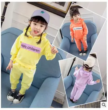 

Children's clothing autumn new girl naval wind two suit small children's suit suitable for cute little girl 0-2 years old baby
