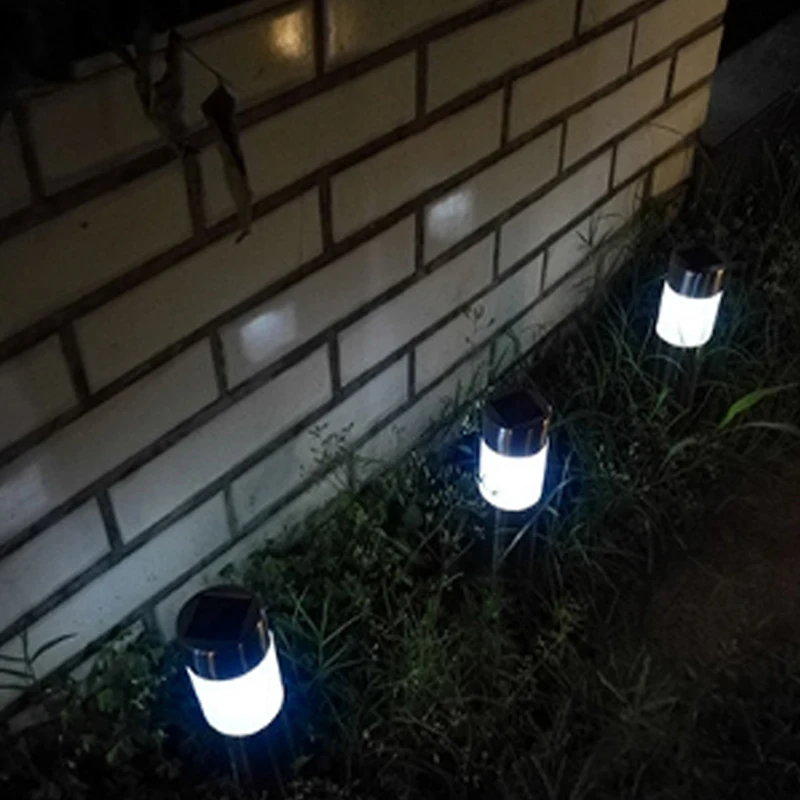 2019 New Stainless Steel solar power solar light Stud Floor led lawn light sunlight Outdoor solar garden light (6)