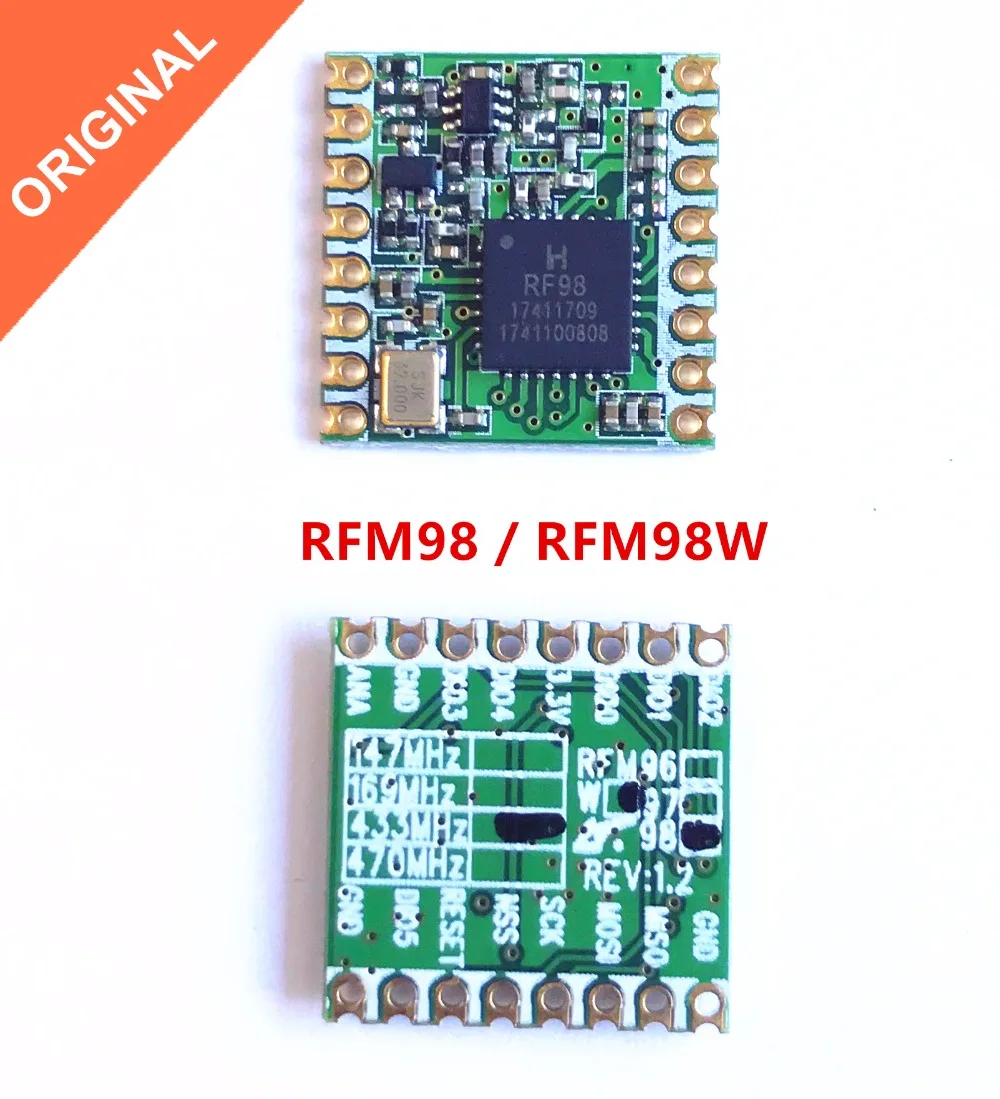Оригинальный RFM98 RFM98W 433 МГц LORA SX1278 беспроводной модуль приемопередатчика HopeRF FCC CE