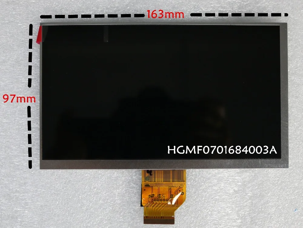 HGM0701684003A New and original 7inch 40pin LCD screen Test the good send the new original tk6102i tk6102iv3wv tk6102iv5wv touch glass touch screen test well to send