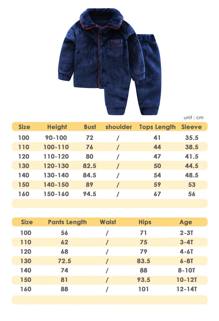 Зимние фланелевые пижамные комплекты детские бархатные пижамы для девочек и мальчиков, коралловый флис, одежда для сна детские пижамы, одежда унисекс, 2 шт
