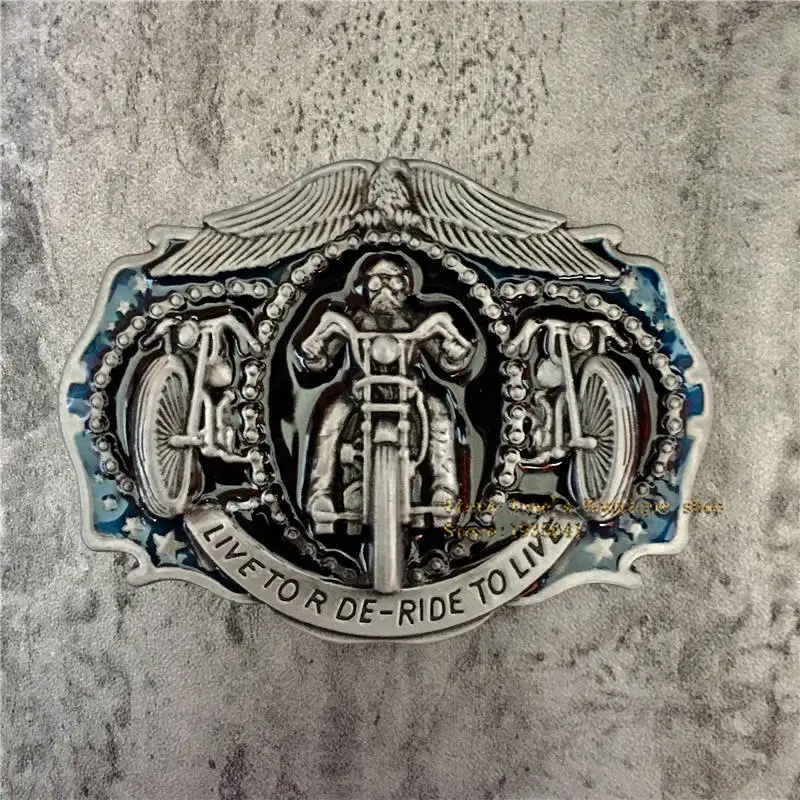 

Retail or wholesale Cowboy Letter Series buckles Fashion Motorcycle Eagle Belt Buckle Fit 4cm Belt Accessories