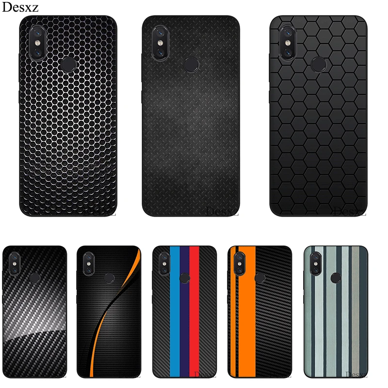 Best Desxz Cell Phone Case For Xiaomi Redmi GO 7 4X 4A 5A 5 6 6A Pro S2 Plus Cover Car Carbon Fibre Print Shell