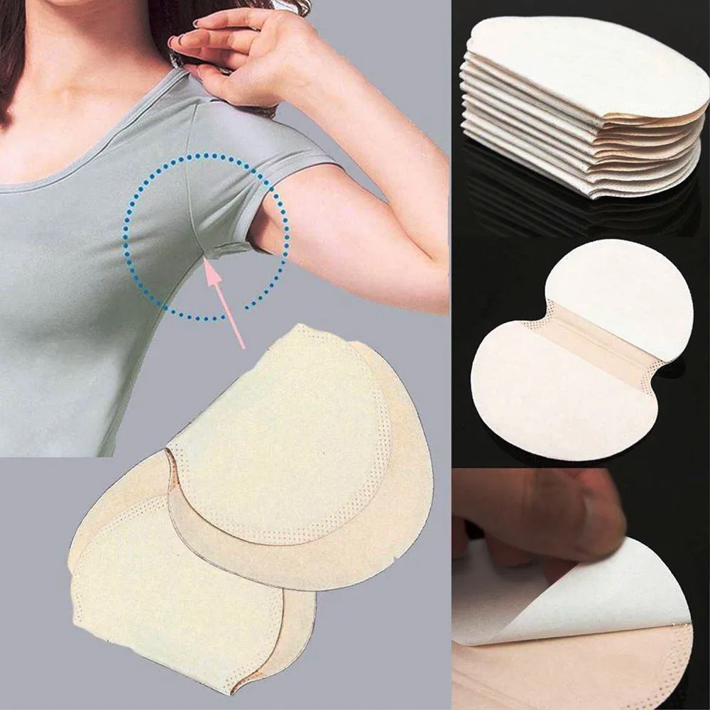 30pc Underarm Adhesive Sweat Pad Armpit goodbye Antiperspirant Deodorant Full Size Airlaid Paper Suitable for Unisex