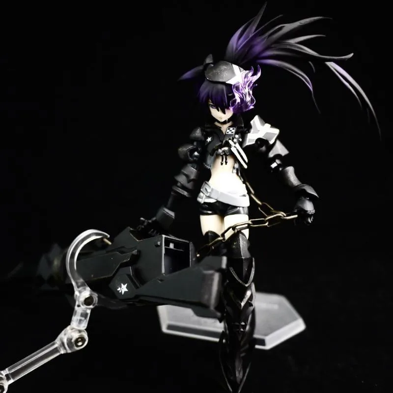 Новинка 15 см Mato Kuroi BLACK ROCK SHOOTER Безумный черный рок SHOOTER подвижные фигурки игрушки Рождественский подарок коллекционеры с коробкой