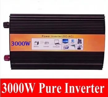 

6000W peak 3000W pure sine power inverter 12v to 110v 3000watt 50/60hz invertor 3000w inverter a onda sinusoidale pura
