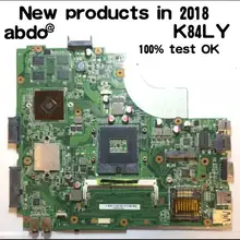 Abdo Asus K84ly Материнская плата ноутбука k43ly 3,1 hd6470m 1G один дисплей тест нормально