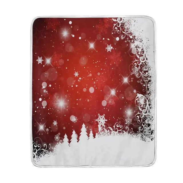 Aliexpress.com : Buy Christmas Tree Snowflake Red Blanket