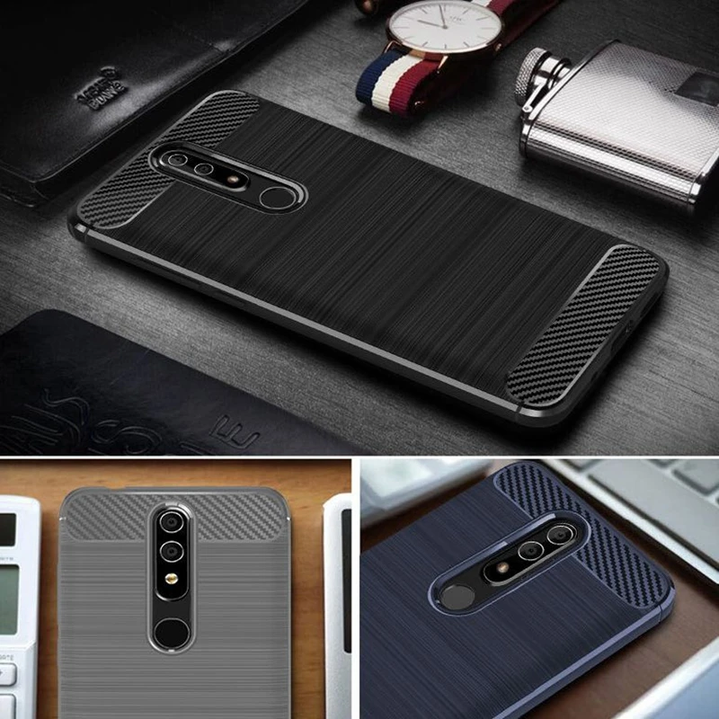 

For Nokia 5.1 Plus 2018 Case Nokia 5.1 Plus 2018 Cover On For Nokia 5.1 Plus 2018 Premium Mix Hybrid Protective Soft Shell