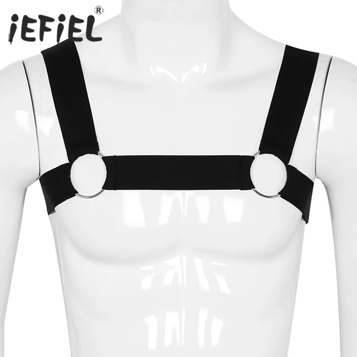 Buy iEFiEL Mens Shoulder Straps Elastic Chest Muscle