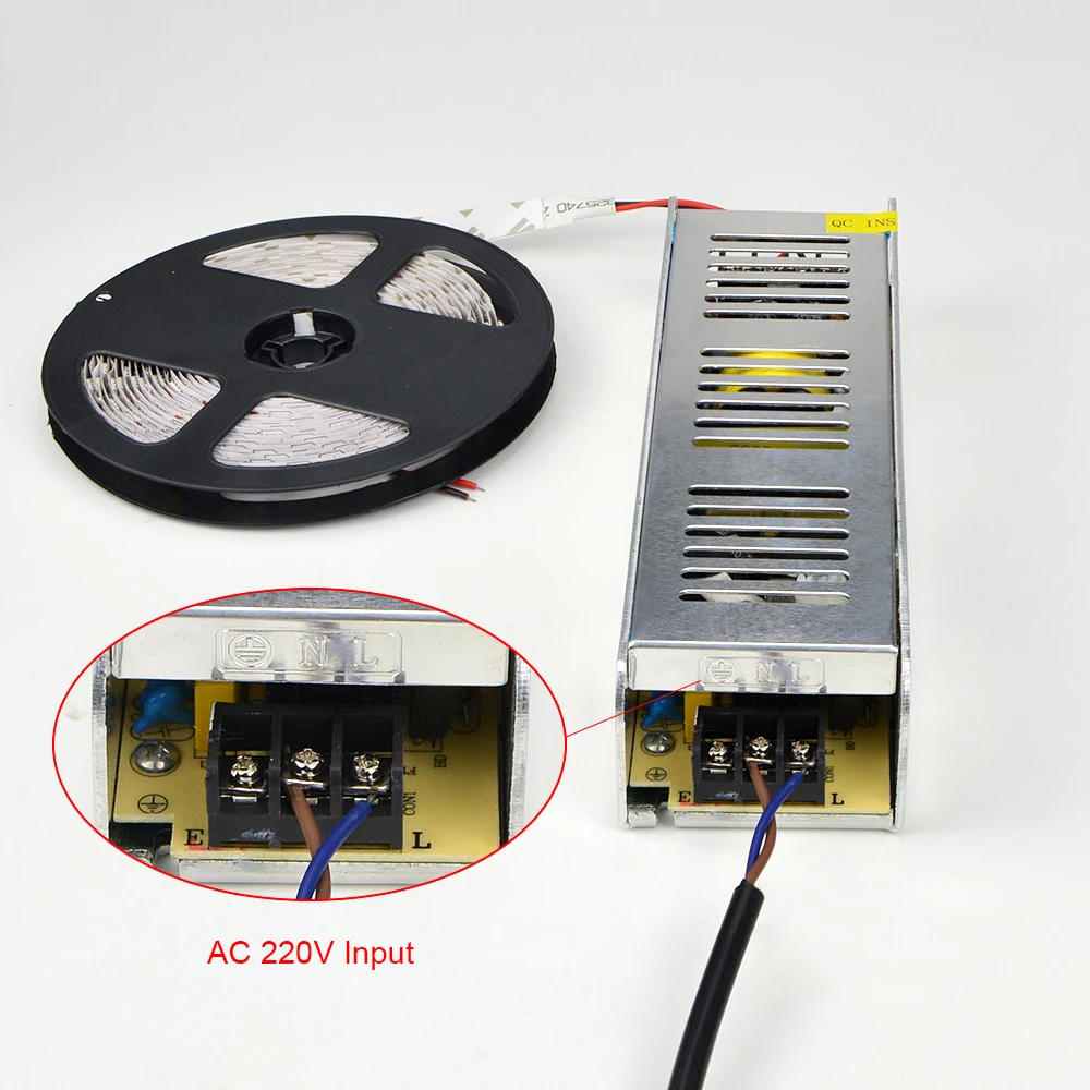 Светодиодный Питание светильник ing трансформатор AC/DC 12V 3A 5A 8A 10A 12A 15A 16A 20A 30A адаптер СВЕТОДИОДНЫЙ Переключатель Драйвер для светодиодный полосы светильник