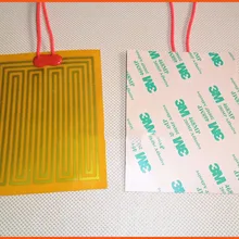 137x137 мм 12 В, 10 Вт, полиимидная электрическая пленка для термокоэффициента стабильная рабочая температура оптоэлектронные компоненты отопления