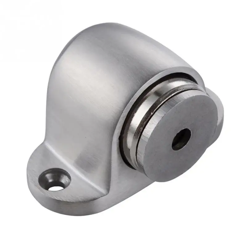 

New Arrival Stainless Steel Casting Powerful Floor-mounted Magnetic Door Stopper Door Stopple for home office