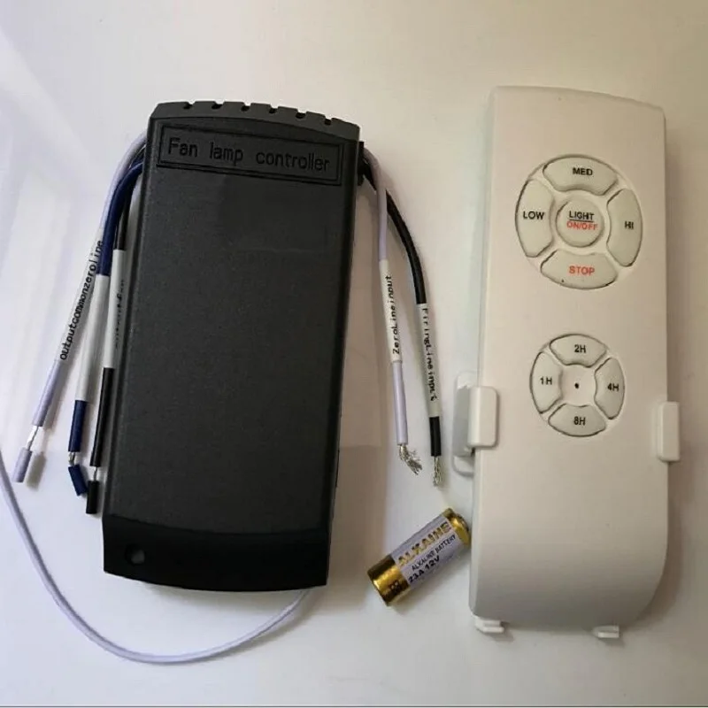 Fan pendant lamp remote control switch Ceiling fan lights with timing