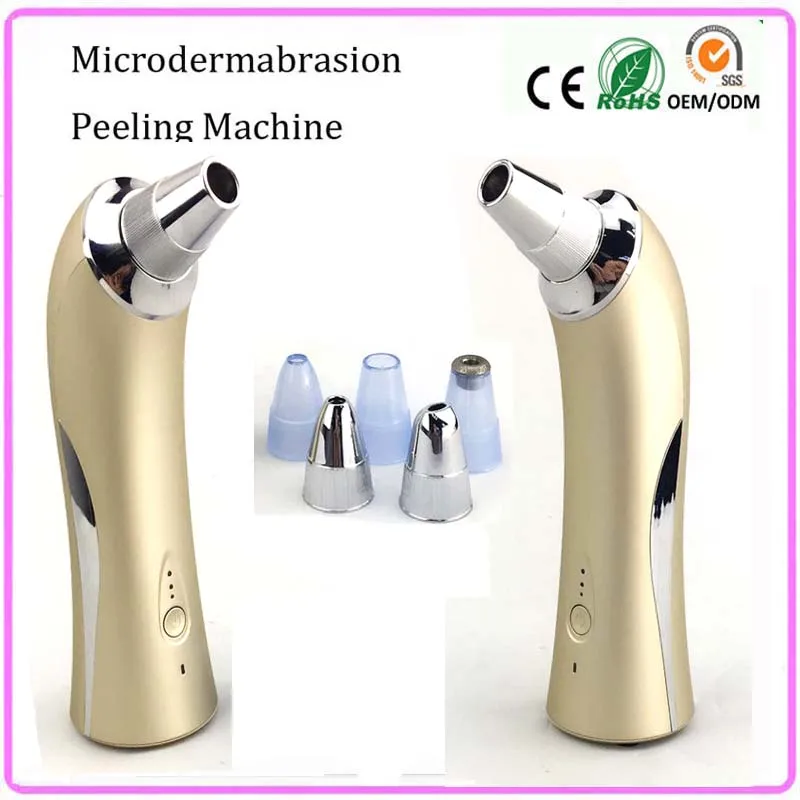 

Mini Vacuum Suction Nose Blackhead Acne Extractor Comedo Remover Facial Pores Cleaner Microdermabrasion EMS Face Lifting Machine