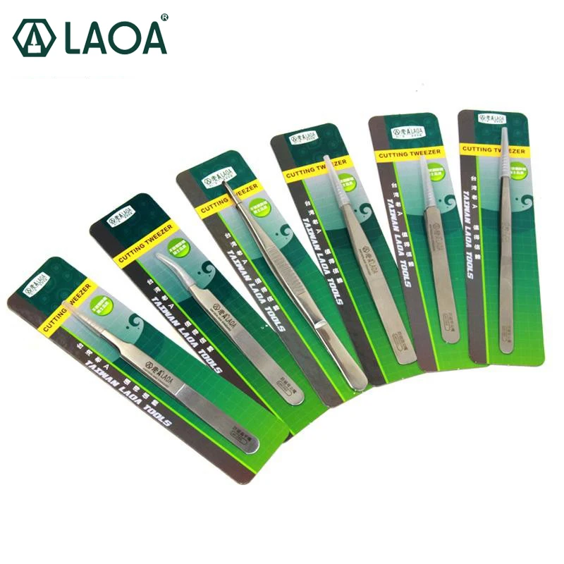 Precision Tweezers Tweezer Tool Soldering Tweezers 1pcs LAOA Stainless Tweezers Soldering Tweezers Forceps Pincers Pinzas Pincet Pinzette pinzas precision tools