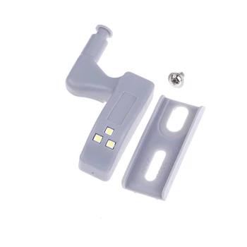

10 Pcs Night Light Battery Operated Inner Hinge LED Sensor Under Cabinet Lights For Kitchen Bedroom Closet Wardrobe