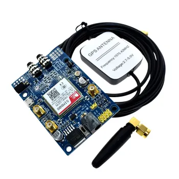 

SIM808 Module GSM GPRS GPS Development Board IPX SMA with GPS Antenna Raspberry Pi Support 2G 3G 4G SIM Card