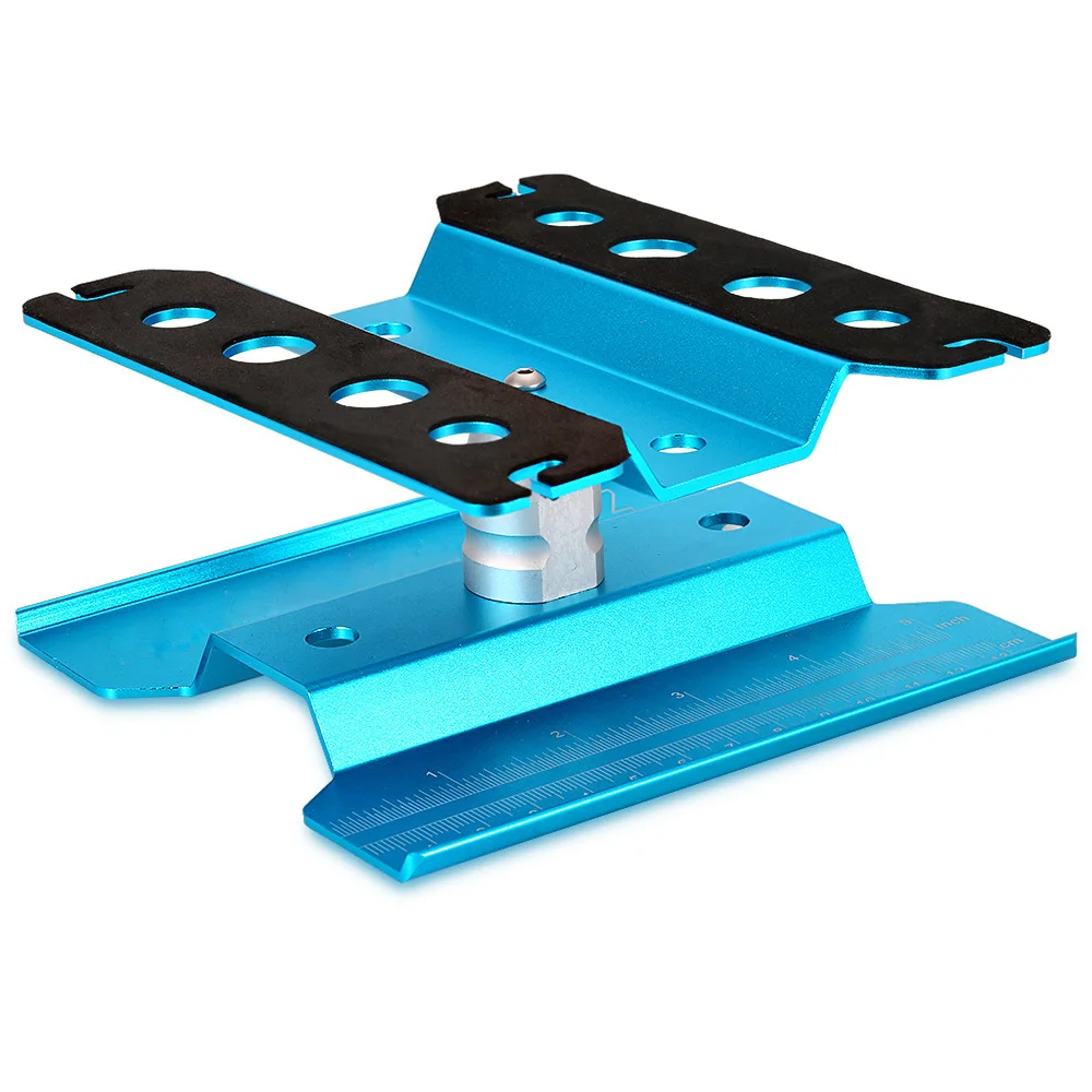 Alloy Metal Model Repair Station Work Stand Rotate 360 for 110 18 Traxxas Tamiya CC01 RC4WD Axial SCX10 HSP HPI RC Cars (11)