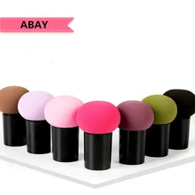 Прибор для ухода за лицом с круглой головкой маленький гриб с пышными ручками губка красота яйцо порошок нижняя подушка свободный порошок Румяна инструменты для макияжа