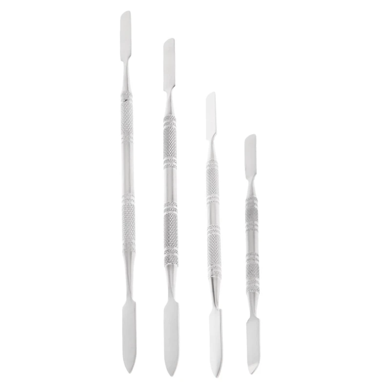 

Stainless Steel Nail Art Makeup Palette Spatula Rod Stick Mixing Blender Tool #35/8W