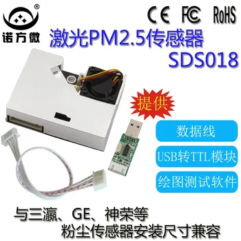 

PM2.5 Air particle/dust sensor SDS018, laser inside, digital output SAMPLE pm10