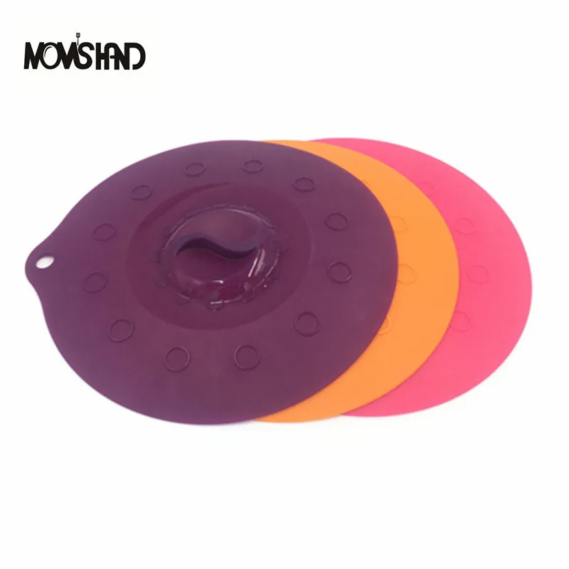 

1pcs Silicone Suction Lid-bowl Pan Cooking Pot Lid-Silicon Stretch Lids Silicone Cover Kitchen Pan Spill Lid Stopper Cover