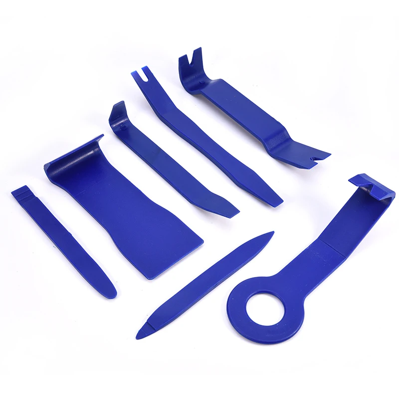 

7Pcs Portable Auto Car Radio Panel Door Clip Panel Trim Dash Audio Removal Installer Pry Kit Repair Tool Pry Tool Hand Tools