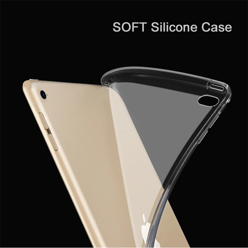 Силиконовый чехол KiKiss для iPad 2017 2018 9 7 pro 10 5 11 0 12 мягкая вкладка планшета 2 3 4 Air 2/1 mini