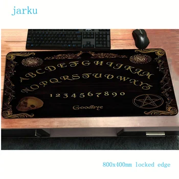 

ouija board mouse pad 800x400x2mm gaming mousepad anime pc office notbook desk mat cute padmouse games gamer mats