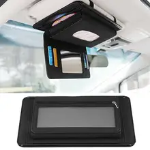 Коробка для салфеток держатель для автомобиля солнцезащитный козырек бумажное полотенце Органайзер, контейнер временный держатель карты парковки автомобильные инструменты