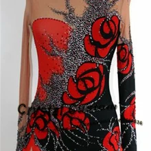 Соревнования фигурного катания платья для женщин с спандексом изящные бренд соревнования в фигурном катании платье DR4022