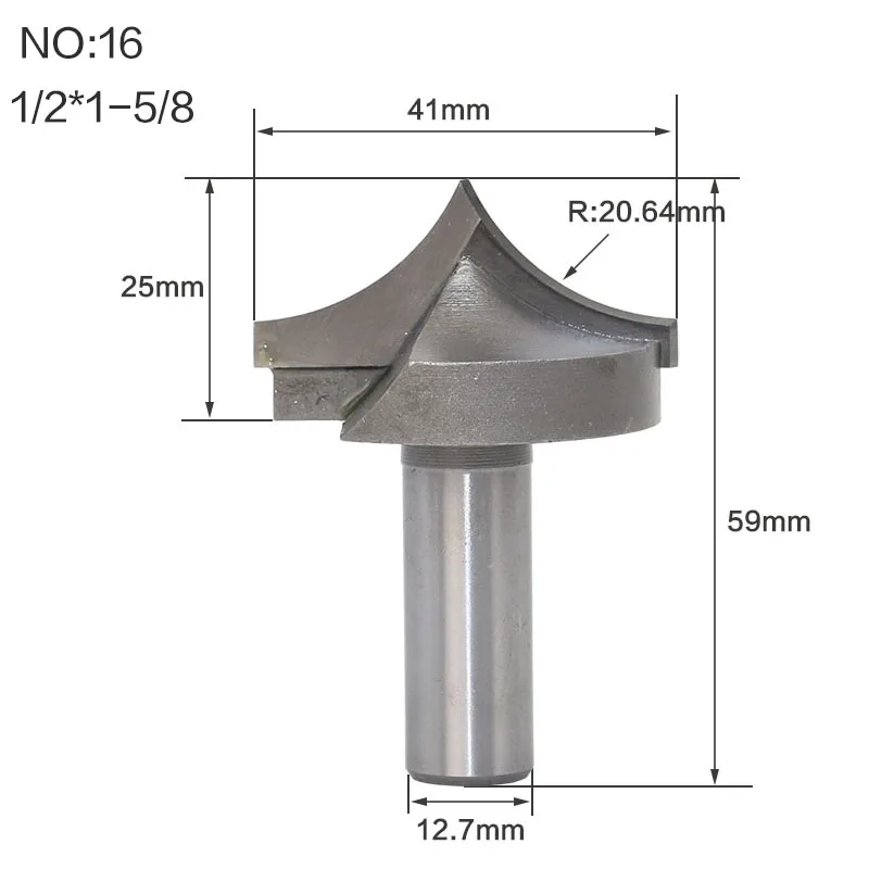 1 шт. 1/" 1/2" хвостовик деревообрабатывающий резак двойная фреза для отделки кромки биты для карбида дерева деревообрабатывающие гравировальные инструменты резьба бит