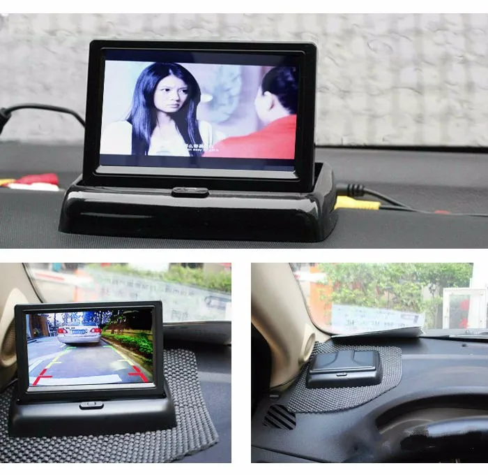 50 комплектов 4," TFT цветной lcd авто камера заднего вида для парковки ...