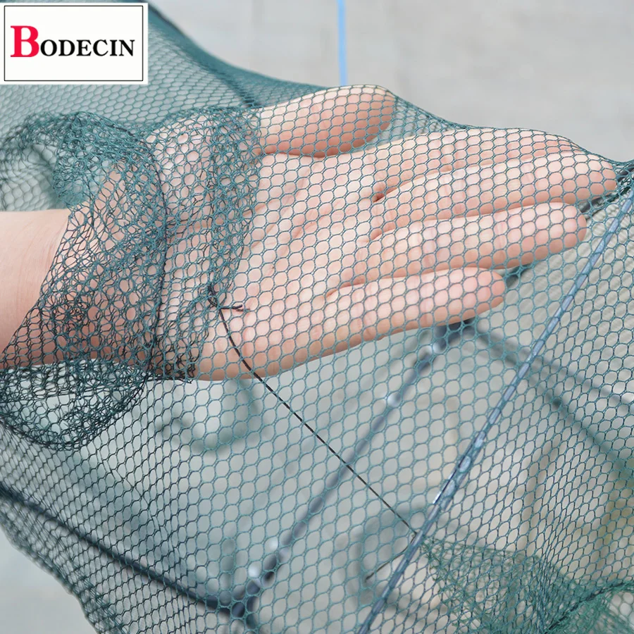 6 Holes Folded Portable Hexagon Fishing Net Network Casting Crayfish Catcher Fish Trap Shrimp Catcher Tank Cages Mesh Nets China