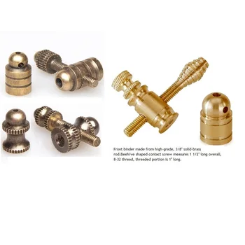 

BJT 3 KINDS OF Tattoo machines parts custom 8/32 Bronze CARVED binding post handmade coils kit