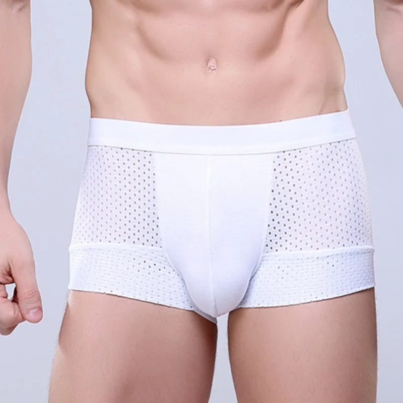 

New Ventilator Men Underpants Men Boxer Homme Sexy Mens Underwear Boxers Man Calzoncillo Hombre Cueca Boxer shorts